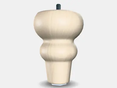 VISKAFORS Legs for sofa Low-poly 3D model