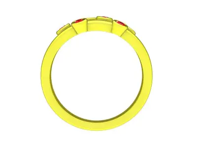 A5497 Luxury Diamond Engagement Ring 3D print model