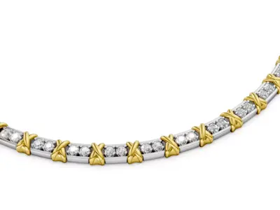  Chain Sixteen Stone by Tiffany 3D print model