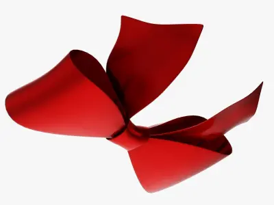 Wrapping bow 03 3D model