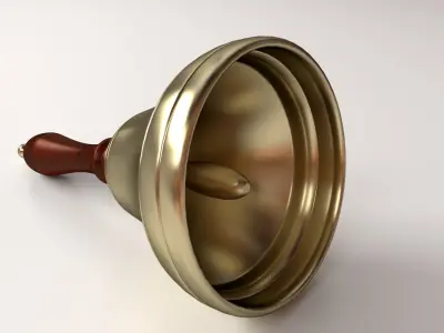 School Bell 3D model
