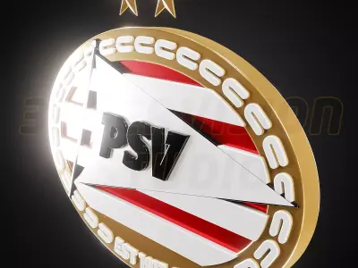PSV Eindhoven logo - Cinematic - 3D print 3D model