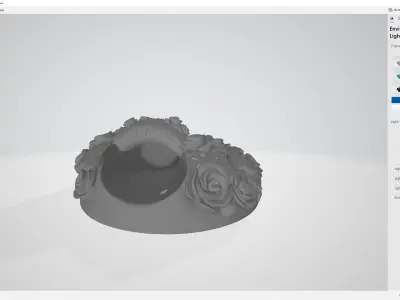 wall hanger planter STL 3D print model
