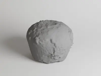 Mossy rock 3D model