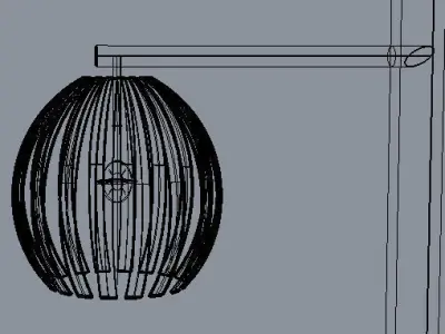 Floor Lamp 3D print model