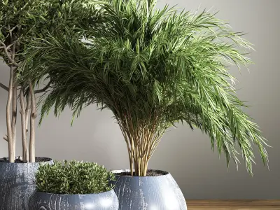 indoor plant stand 18 3D model