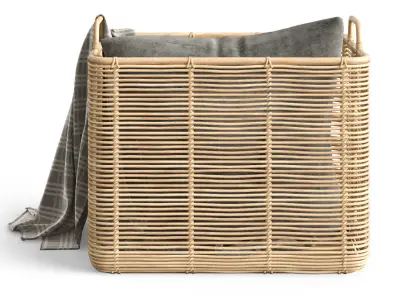 Vivi vincent sheppard rattan basket 3D model