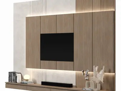 159 tvwall 159 3D model