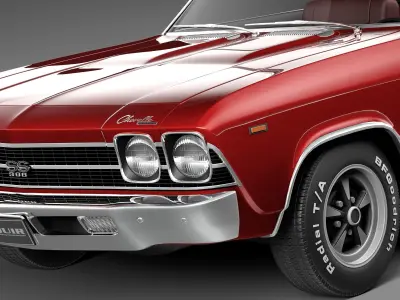 Chevrolet Chevelle SS convertible CG 1969 3D model