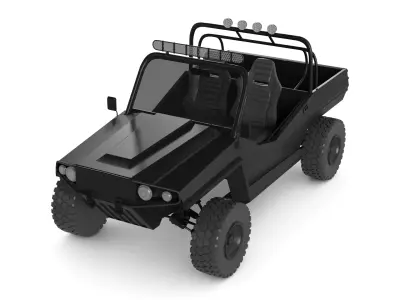 Amphibious Car 3D model