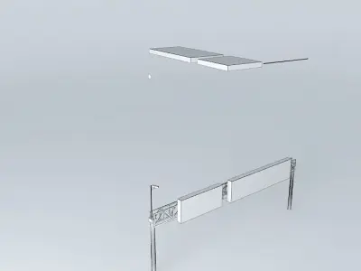 EDIT ME Freeway sign 2 Free 3D model