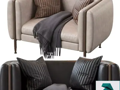 LUXURY ARMCHAIR 2 3D model