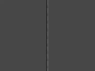 Streetlight street lamp Low-poly 3D model