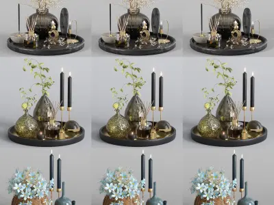 decorative set  21  22  23 3D model