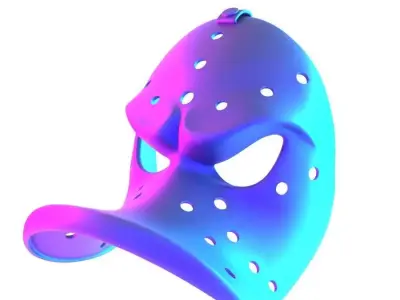 Daffy Duck Hockey Mask toy 3D print model