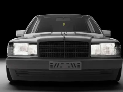 Mercedes-Benz 190E  3D model
