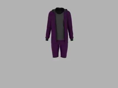 Sport Suit Low-poly 3D model