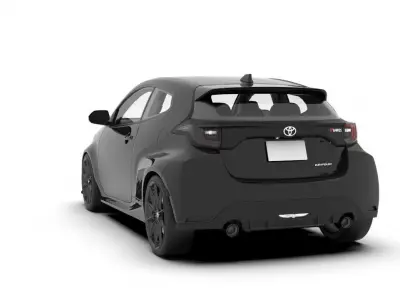 TOYOTA YARIS GR FOUR 2020 3D model