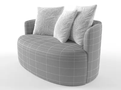 Casamilano Francesca armchair 3D model
