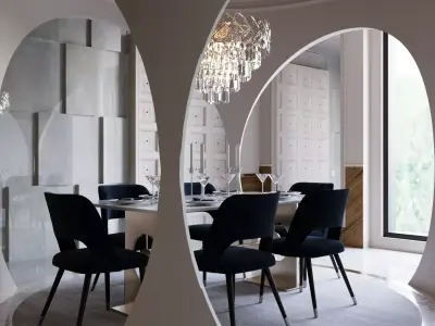 Interior - Diningroom - 050723 3D model