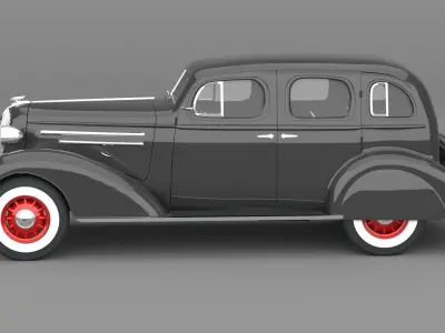 1936 Chevrolet Standard Sedan 3D model