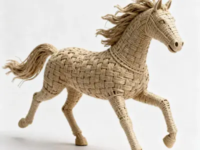 horse 3D print model 7
