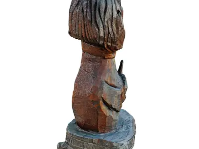 Park Sculpture Brownie 3D model