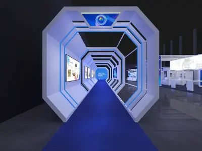 Technologymodeling Low-poly 3D model