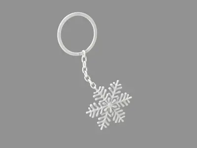 ice-star keychain collection 3D model