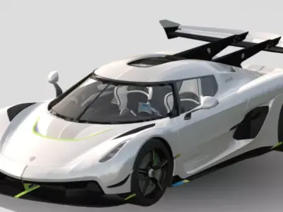 The fast Low-poly 3D model