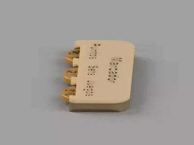 Padel Scoreboard   Marcador de puntos Padel 3D print model