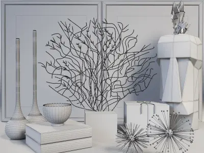 Decorative Set-01 3D model order