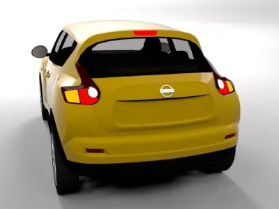 NISSAN JUKE LOWPOLY Low-poly 3D model