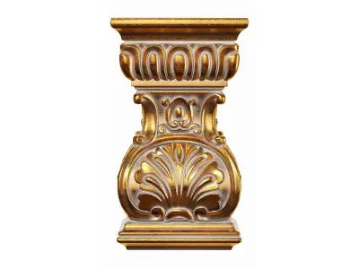 Classic capital 07 3D model