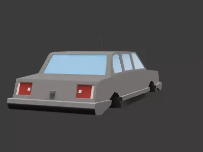 Chrysler Reference Model Low-poly 3D model