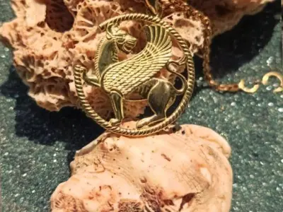 Brooch and Pendant of the Persian Griffin 3D print model