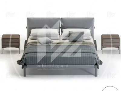 Bonaldo Kriss Bed  3D model