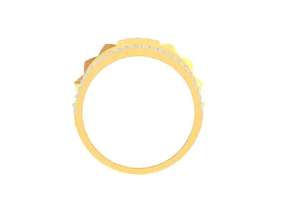 Mens gemstone diamond men Ring with details images 35 3D print model