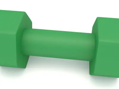 Dumbbells 10kg 3D model
