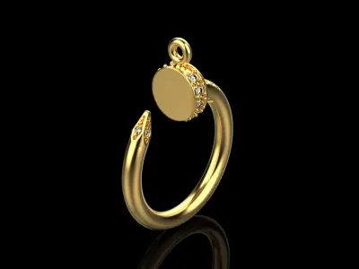 Nail Pendant 52824 3D print model