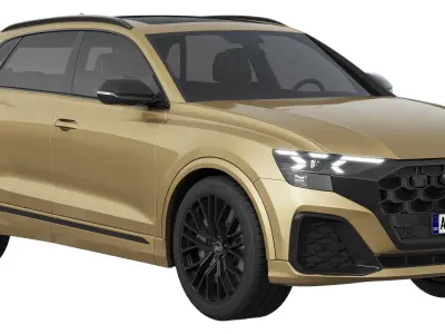 Audi Q8 2024 3D model
