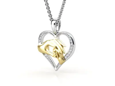 HS P04 mother and child 3D print model