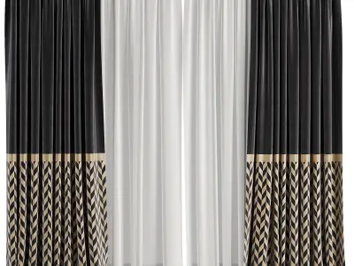 Curtain Set M54 3D model