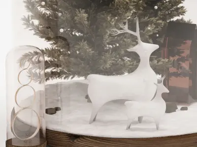 Christmas set 01 3D model