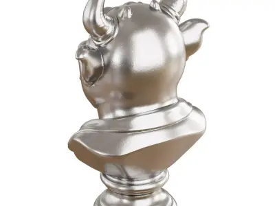 Charming monster sculpture 3D model