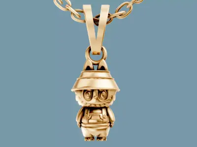 Labubu Pendant 3D print model