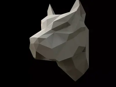 3d model of pitbull 3D model