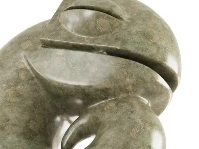 Decorative sculpture Chameleon 3D model