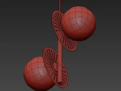 Balls Discs Vertical 2 3D model