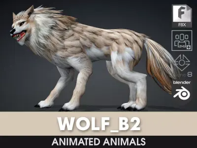 Wolf-B2 3D model